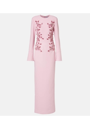 Rebecca Vallance Lulee embellished floral gown