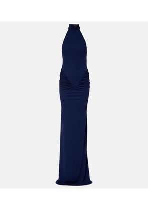 The New Arrivals Ilkyaz Ozel Cass ruched maxi dress