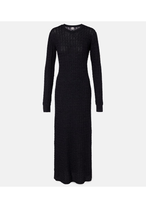 Toteme Cable-knit wool maxi dress