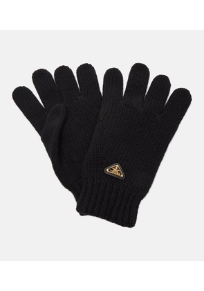 Prada Virgin wool gloves