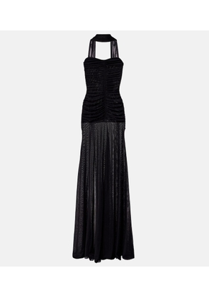 Bananhot Ross ruched jersey maxi dress