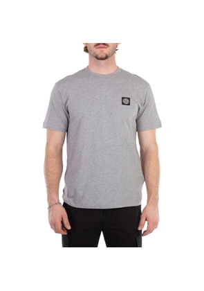 Stone Island Compass Patch Logo Cotton T-Shirt