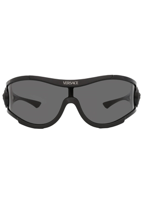 Versace Dark Grey Shield Unisex Sunglasses VE4475 536087 142