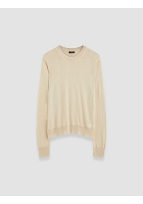 Superfine Cotton Silk Round Neck Jumper - XL