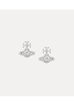 Vivienne Westwood Mila Earrings Silver Cubic Zirconia Women