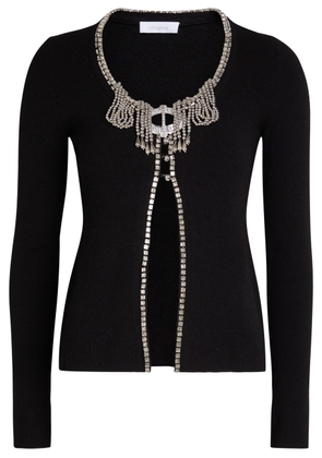 Rabanne Embellished Open-front Cardigan - Black - S (UK8-10 / S)