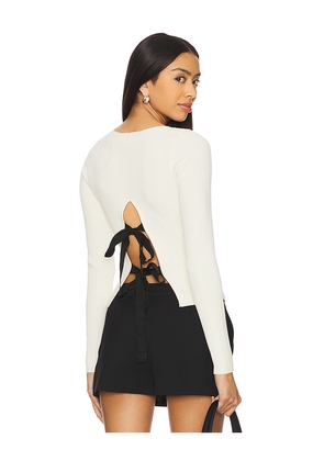 ASTR the Label Lauryn Sweater in White. Size M. Also in S.