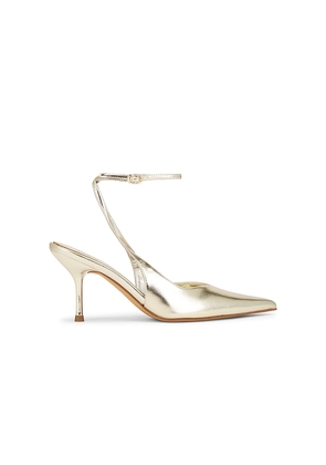 Jeffrey Campbell Executive Heels in Metallic Gold. Size 10. Also in 8.