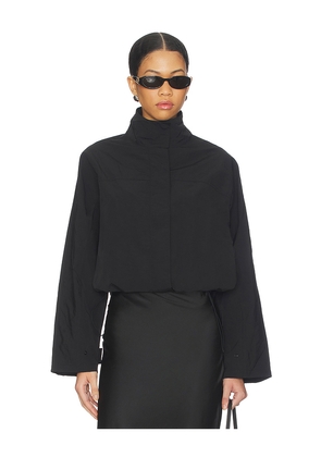 LIONESS Shoreline Windbreaker in Black. Size L. Also in M, S, XL, XS, XXL, XXS.