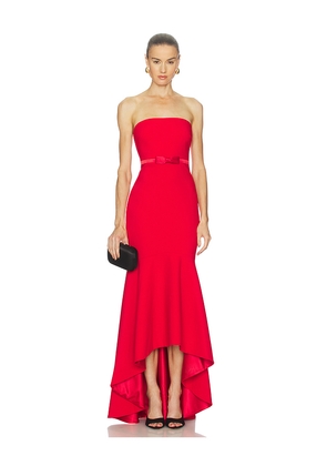 LIKELY Yvette Gown in Red. Size 0. Also in 00, 10, 12, 2, 4, 6, 8.