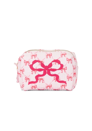 LoveShackFancy Mini Octavia Pouch in Pink.