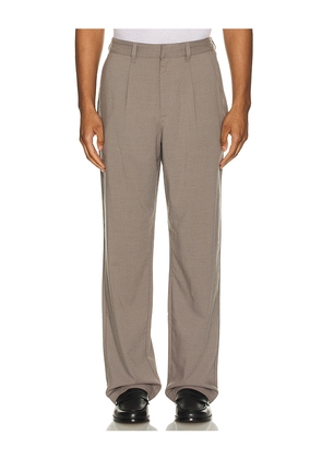 SATURDAYS NYC George Wool Gabardine Trouser in Brown. Size 36. Also in 32.