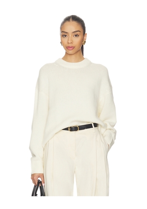 Sold Out NYC The Cashmere Signature Crew in Cream. Size L. Also in M, S, XS.