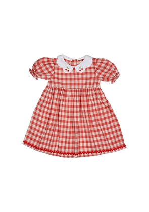 Wild Wawa Kids Scallop Dress in Red. Size 5/6. Also in 2/3.