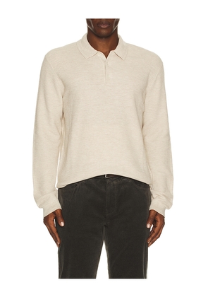 PAIGE Selwyn Sweater Polo in Ivory. Size L. Also in M, S, XL/1X, XXL/2X.