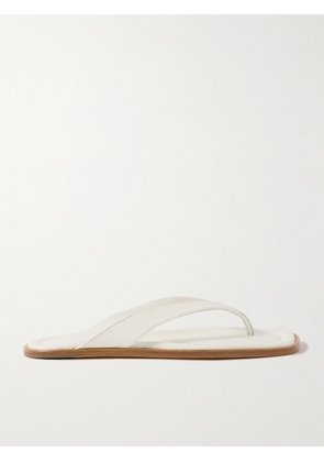 STAUD - Dante Leather Thong Sandals - White - IT35.5,IT36,IT36.5,IT37,IT37.5,IT38,IT38.5,IT39,IT39.5,IT40,IT40.5,IT41,IT41.5,IT42