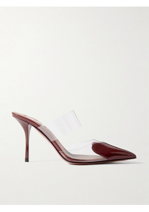 Alaïa - Pvc And Patent-leather Pumps - Burgundy - IT35,IT36,IT37,IT37.5,IT38,IT38.5,IT39,IT39.5,IT40,IT40.5,IT41,IT41.5,IT42