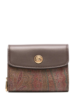 ETRO paisley-print wallet - Brown