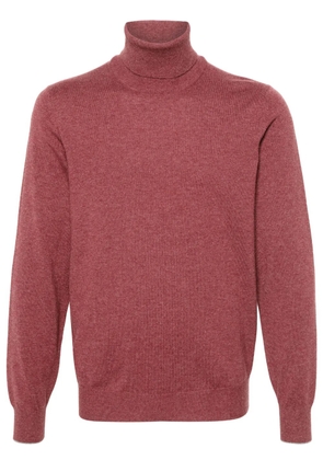 Brunello Cucinelli roll-neck cashmere jumper - Red