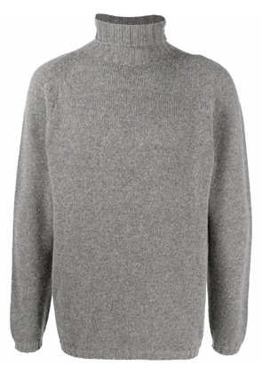 Lardini roll-neck wool-blend jumper - Grey