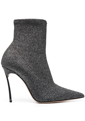 Casadei Super Blade Bisanzio 110mm boots - Black