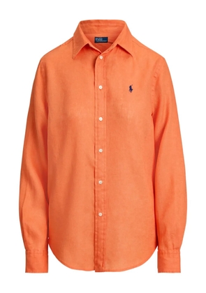 Polo Ralph Lauren button-fastening long-sleeve shirt - Orange