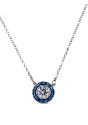 Juwelina Paris Bottega Blue necklace - Silver