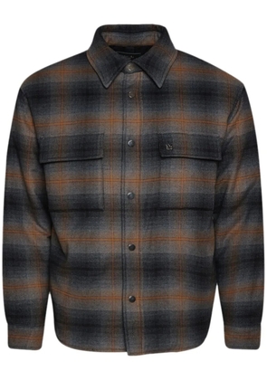 AMIRI check-pattern long-sleeve shirt - Brown