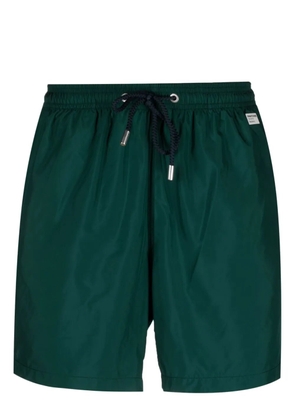 MC2 Saint Barth logo-patch drawstring-waist swim shorts - Green
