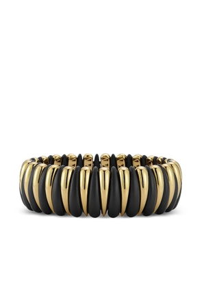 Roberto Demeglio 18K yellow gold Alternating ceramic bracelet - Black
