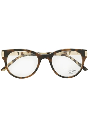 Cazal round glasses - Brown