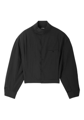 Jacquemus cropped button-up jacket - Black