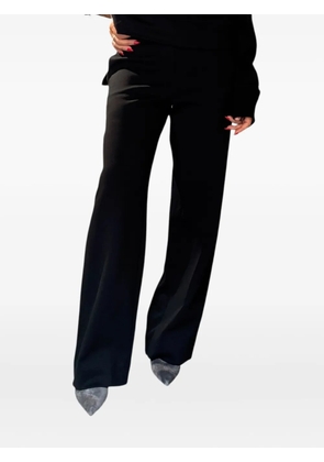 Merci tonal-stitching trousers - Black