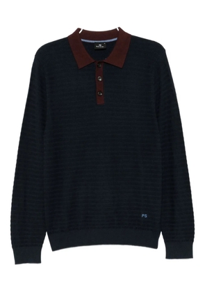 PS Paul Smith contrasting polo shirt - Blue