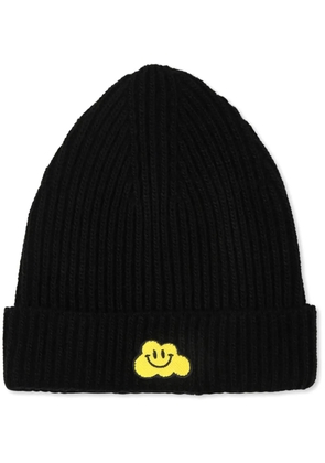Ghayme cloud-appliqué beanie - Black