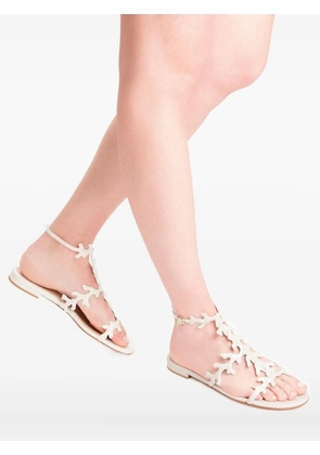 Gianvito Rossi cut-out detailing sandals - White
