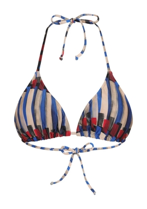 Lygia & Nanny Hanna printed bikini top - Blue