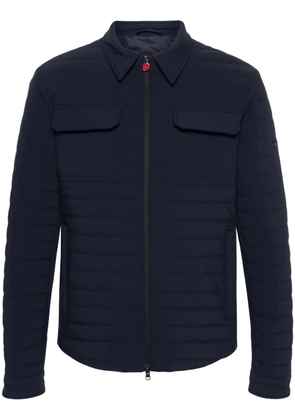 Kiton lightweight padded jacket - Blue