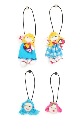 Amir Slama Bijoux doll-appliqué hair tie - Blue