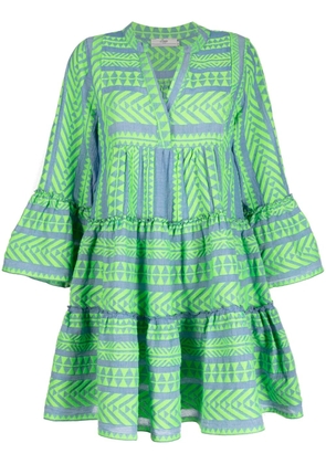 Devotion Ella graphic-print dress - Green