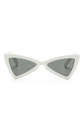 Saint Laurent Eyewear geometric-frame sunglasses - White