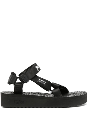 Suicoke x Palm Angels Depa logo-print sandals - Black