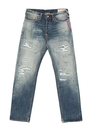 EVISU distressed jeans - Blue