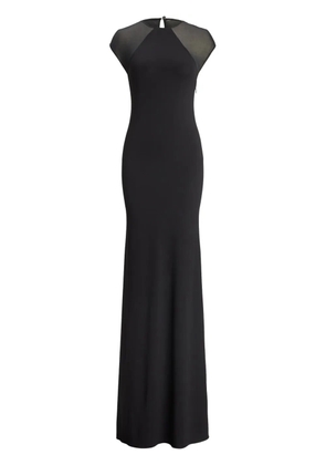 Ralph Lauren Collection sheer detailing maxi-dress - Black
