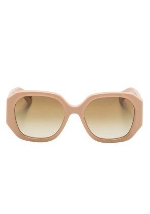 Chloé Eyewear Marcie oversize-frame sunglasses - Neutrals