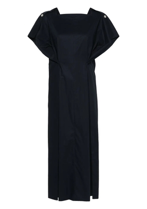 Plan C midi shirt dress - Blue