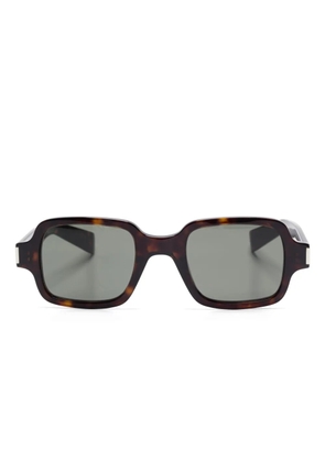 Saint Laurent Eyewear tortoiseshell-effect sunglasses - Black