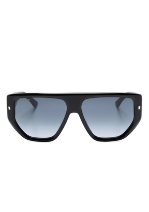 DSQUARED2 EYEWEAR Hype pilot-frame gradient sunglasses - Black