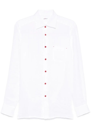 Kiton linen shirt - White