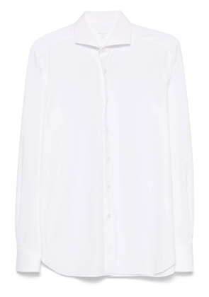 Xacus spread-collar shirt - White